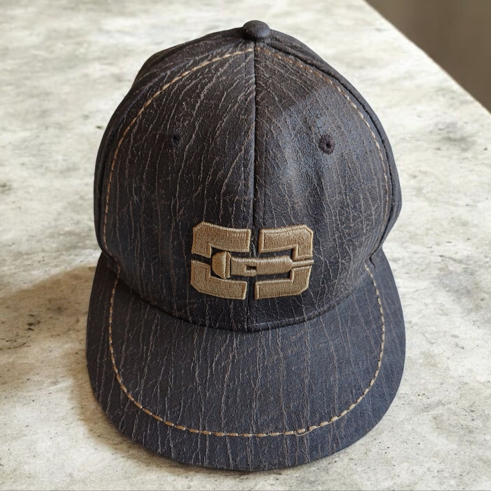 LC3KA – First Cut – Size Med – 7 1/4 Dark Brown Cap with Logo